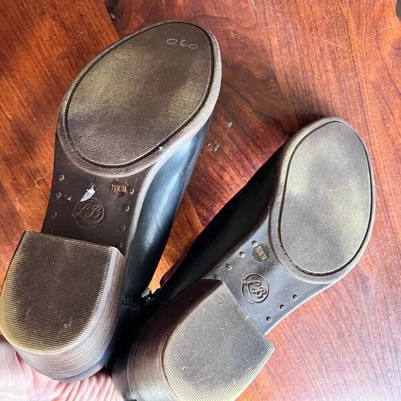 Lucky Brand Black Leather‎ Burklee Booties- Size 7.5 - Picture 4 of 7